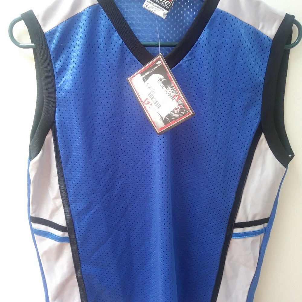 Boys polyester blue tank